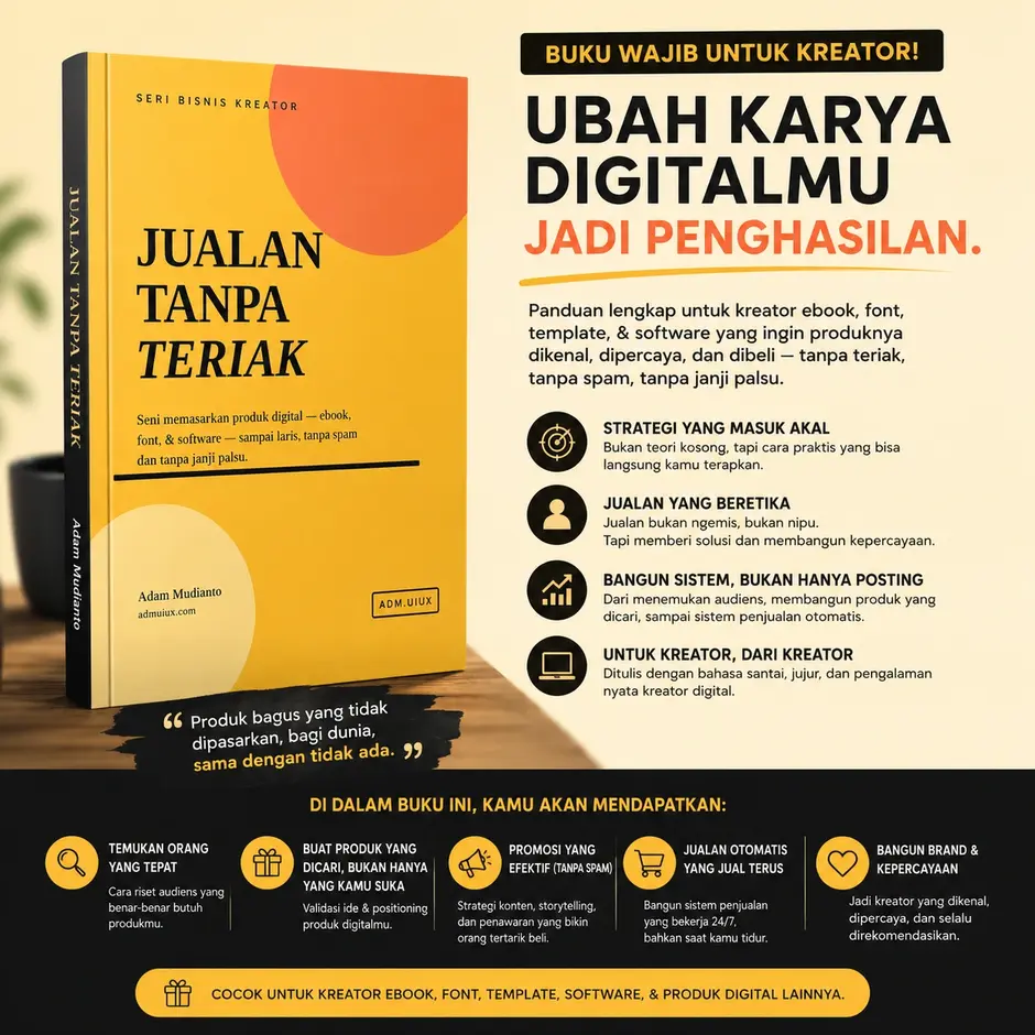 JUALAN TANPA TERIAK